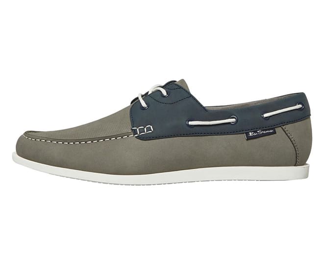 Ben Sherman Deck Skor Herr Grå Marin