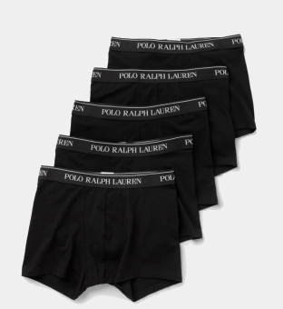 Ralph Lauren 5 Packa Boxare Herr Svart