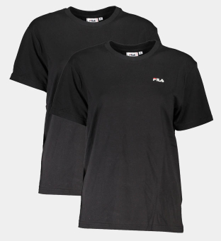 Fila 2 Packa T-shirts Damer Svart