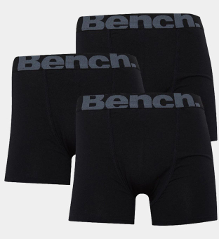 Bench 3 Packa Boxare Herr Svart Grå