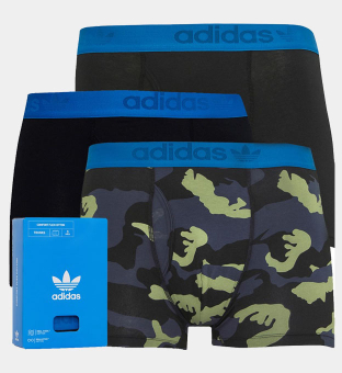 adidas Originals 3 Packa Boxare Herr Svart