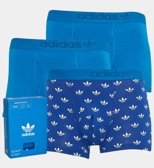 adidas Originals 3 Packa Boxare Herr Blå Blå  Print