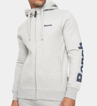 Bench Hoody Herr Grå Marin