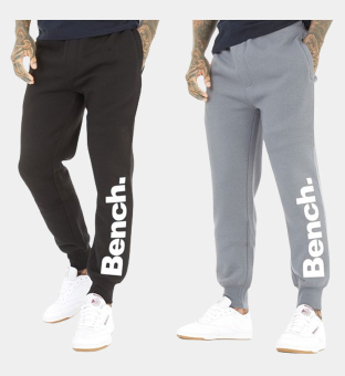 Bench 2 Packa Joggare Herr Svart Steel Grå